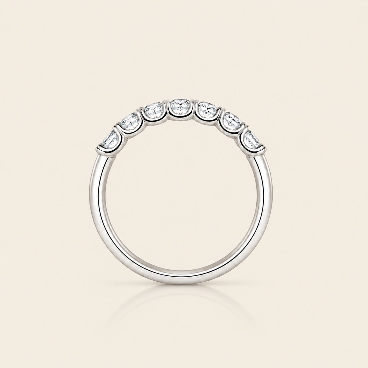 Alianza / Churumbela de Oro Blanco 14k con Diamante