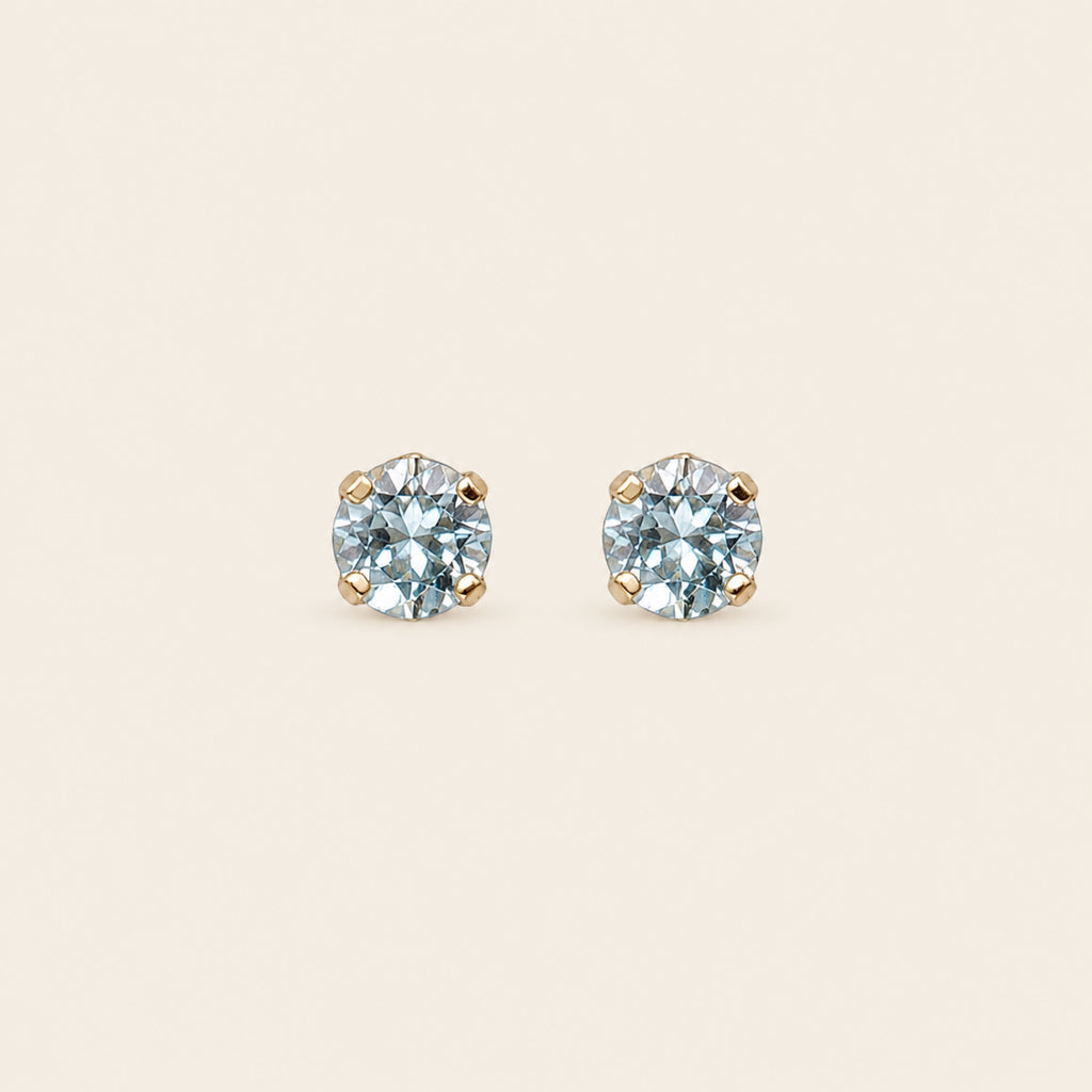 Broqueles Piedra del Mes – Oro 14k