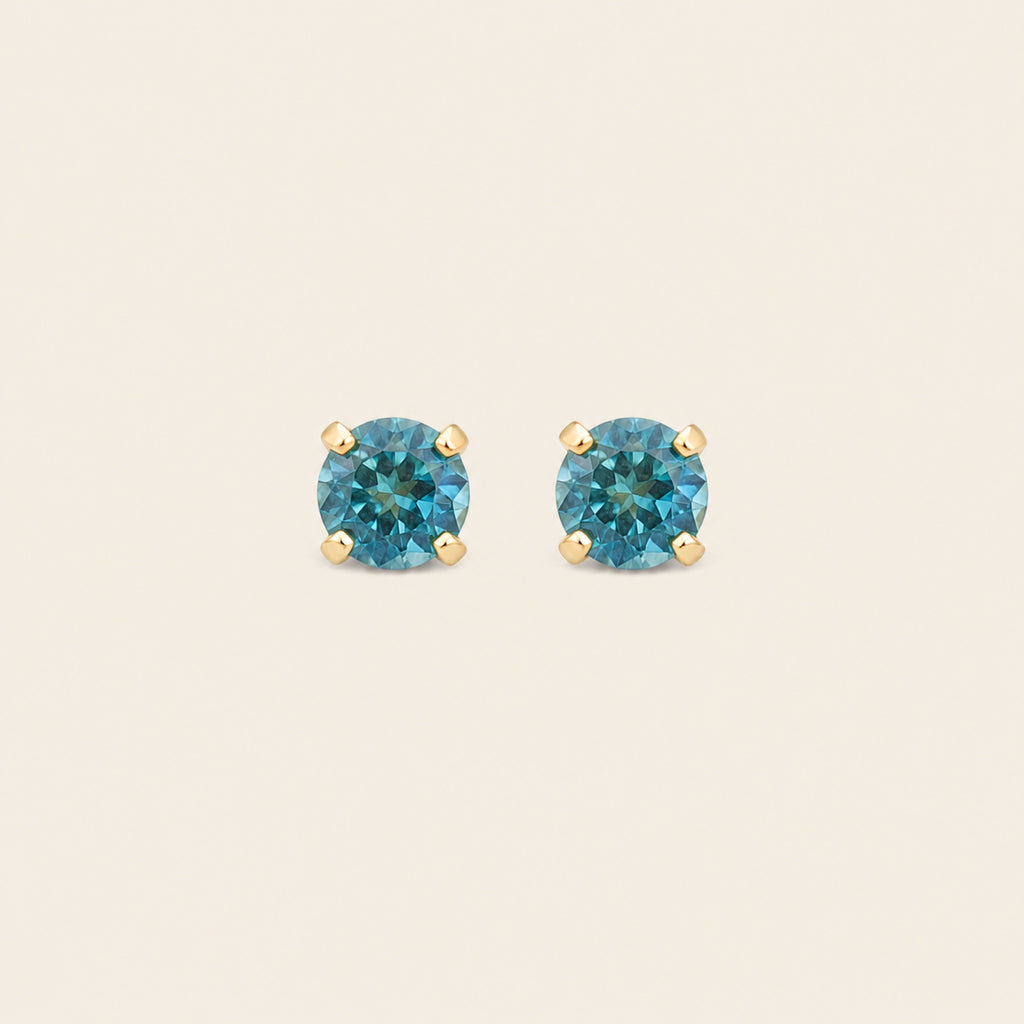 Broqueles Piedra del Mes – Oro 14k