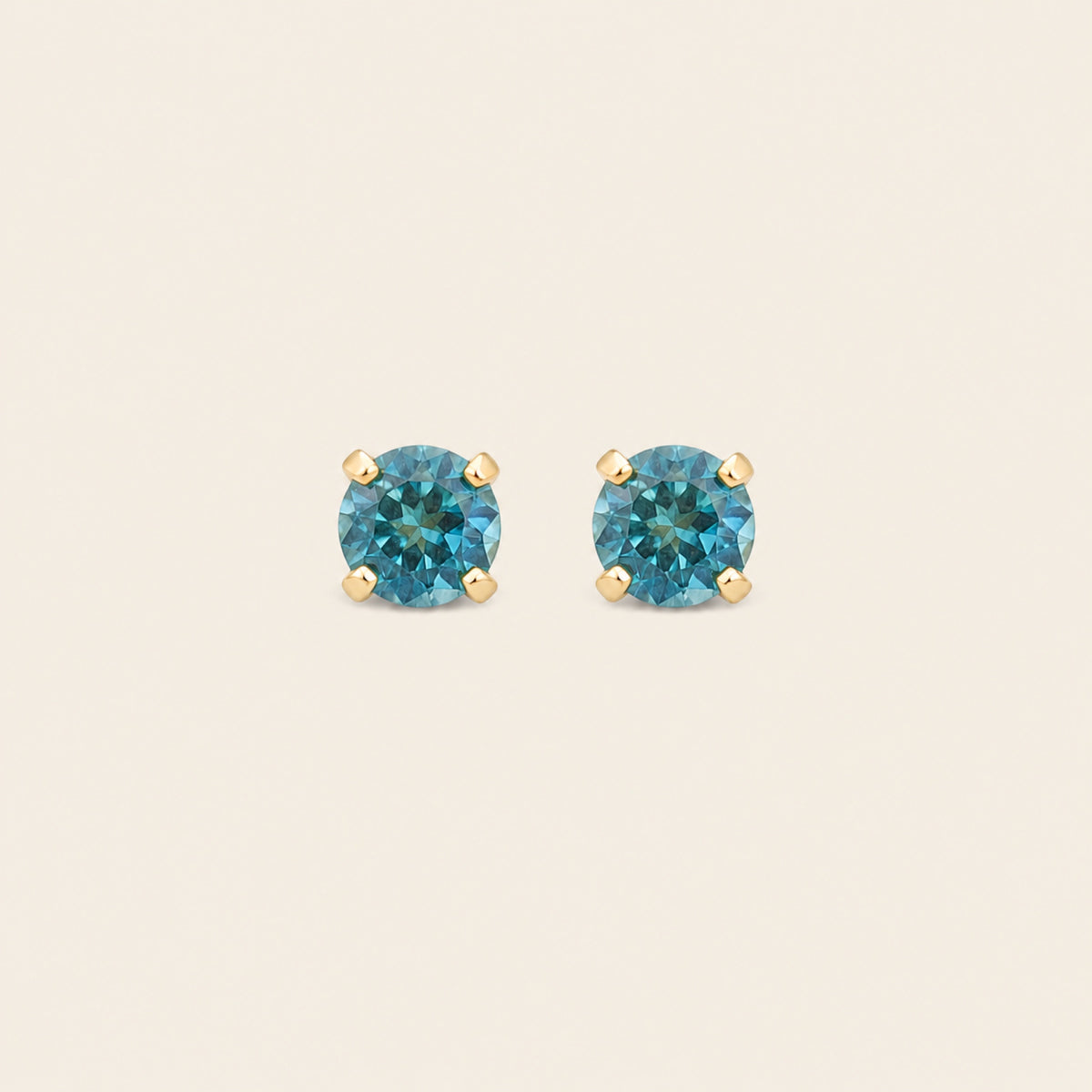Broqueles Piedra del Mes – Oro 14k