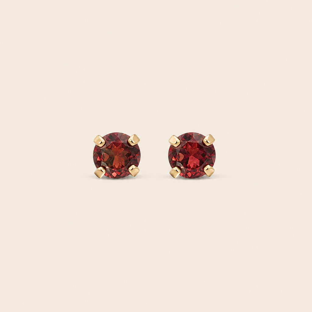 Broqueles Piedra del Mes – Oro 14k