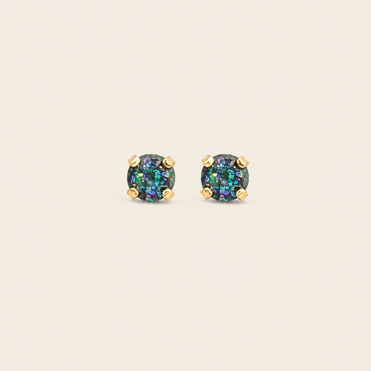 Broqueles Piedra del Mes – Oro 14k