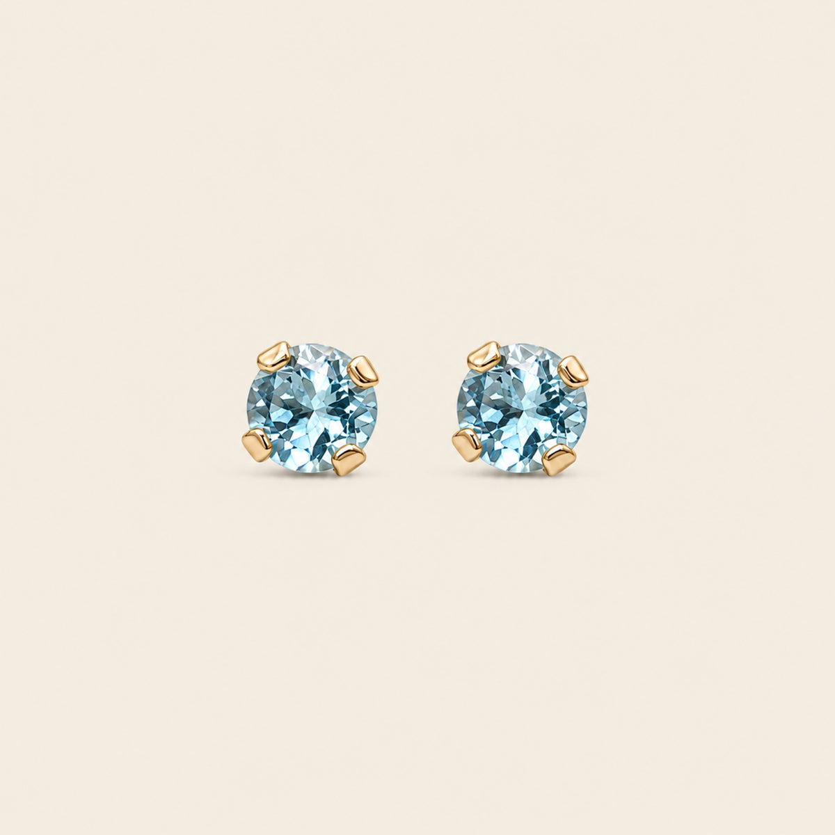 Broqueles Piedra del Mes – Oro 14k