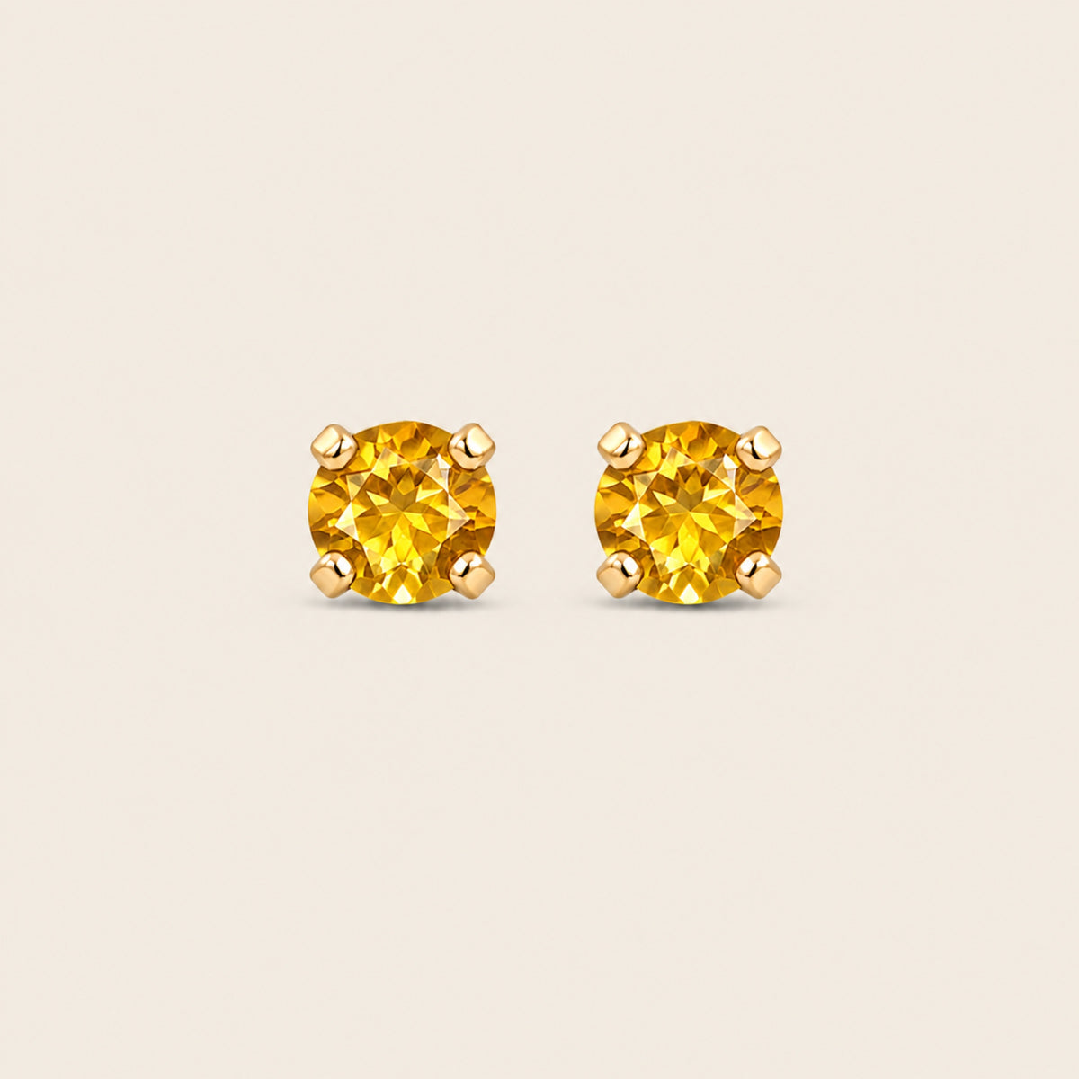 Broqueles Piedra del Mes – Oro 14k