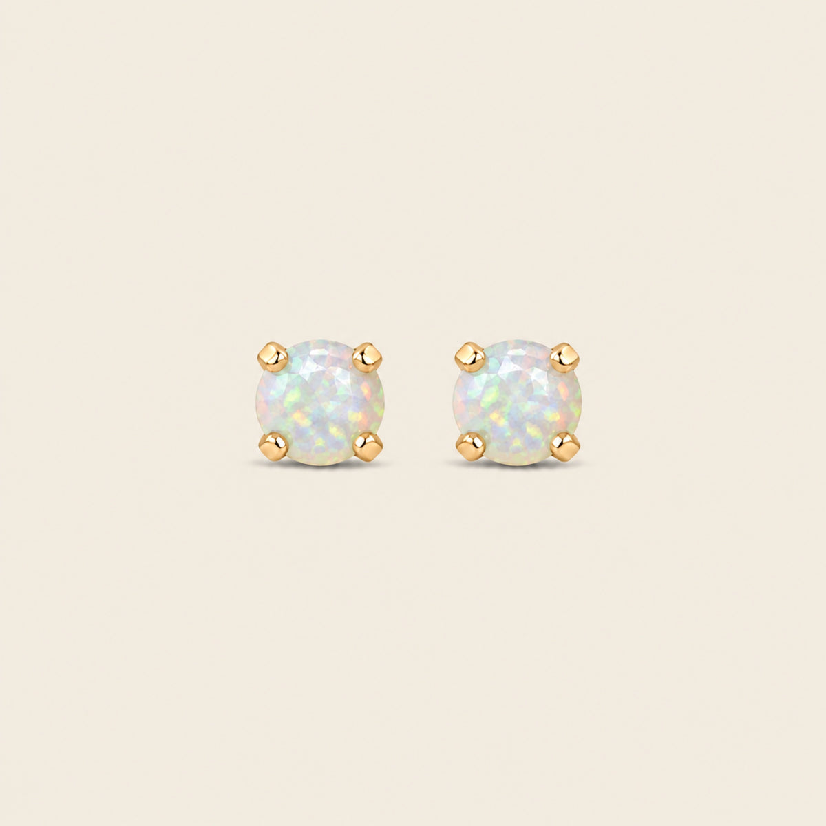 Broqueles Piedra del Mes – Oro 14k