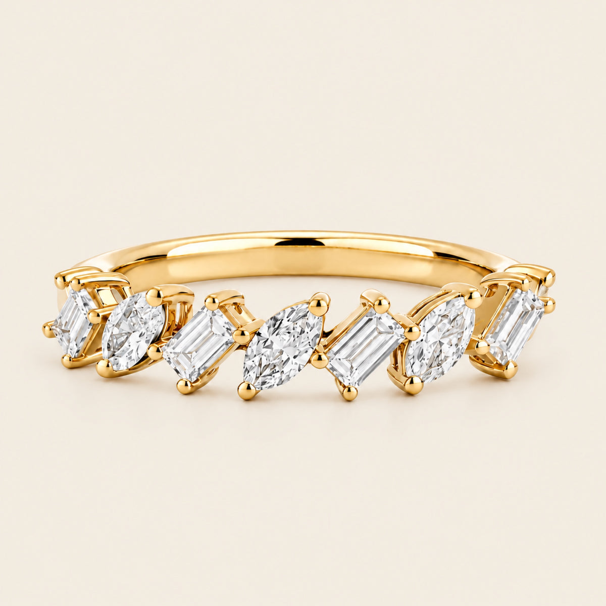 Ana – Churumbela de Oro Amarillo 14k con Diamante de Laboratorio