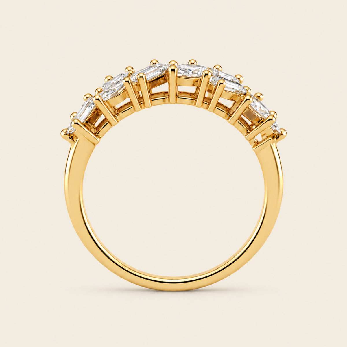 Ana – Churumbela de Oro Amarillo 14k con Diamante de Laboratorio