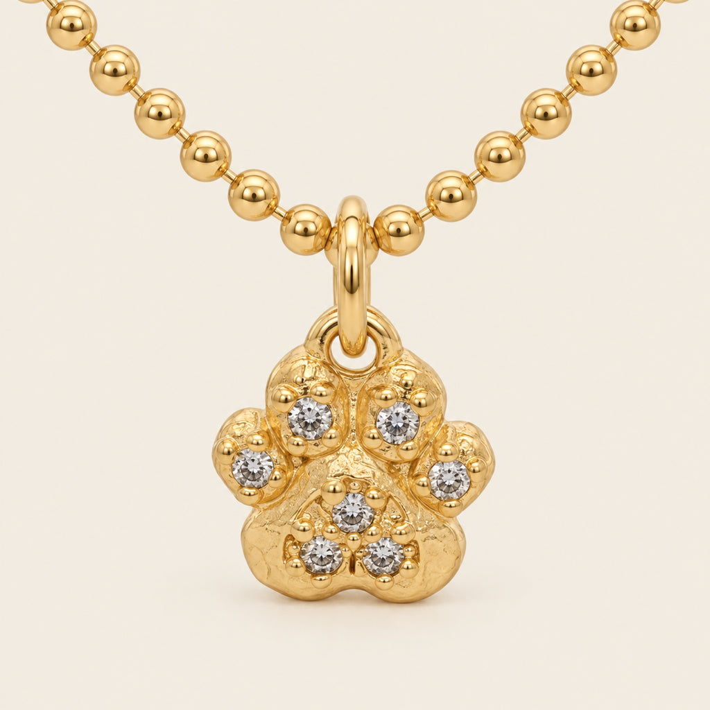 Collar Doble de Oro Laminado 18k con Corazón y Flor