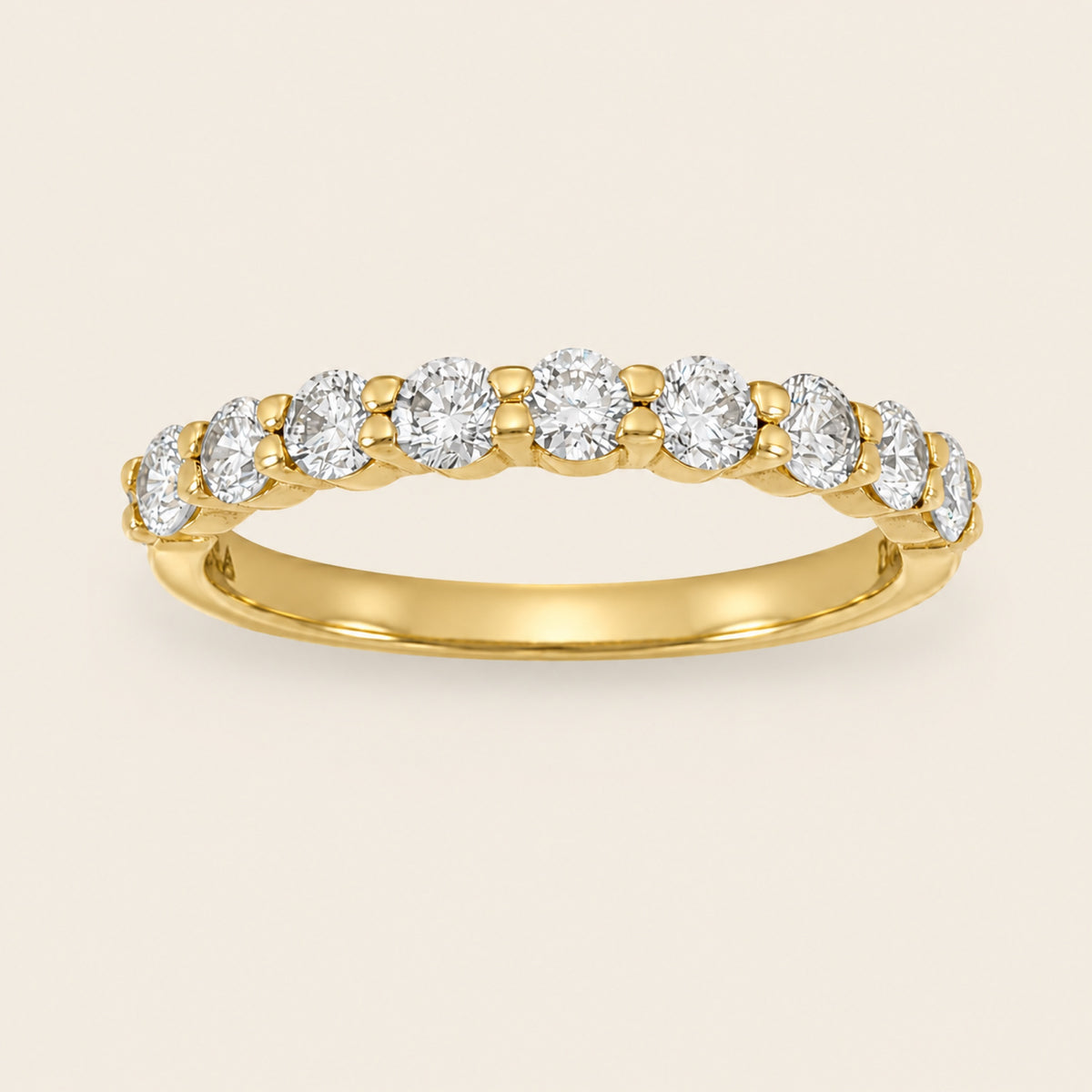 Alianza / Churumbela Eternity de Oro Amarillo 14k con Diamante