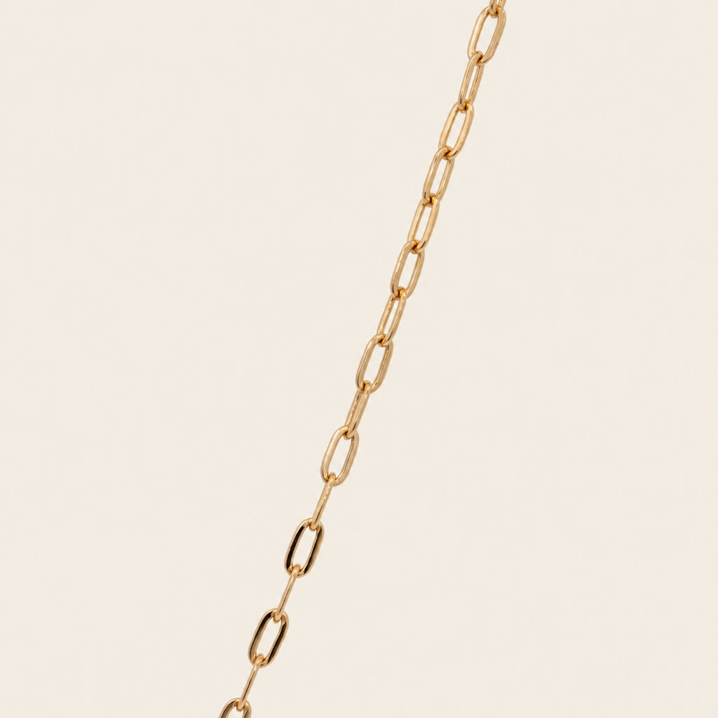 Collar de Oro Laminado con Dije Cojín Texturizado