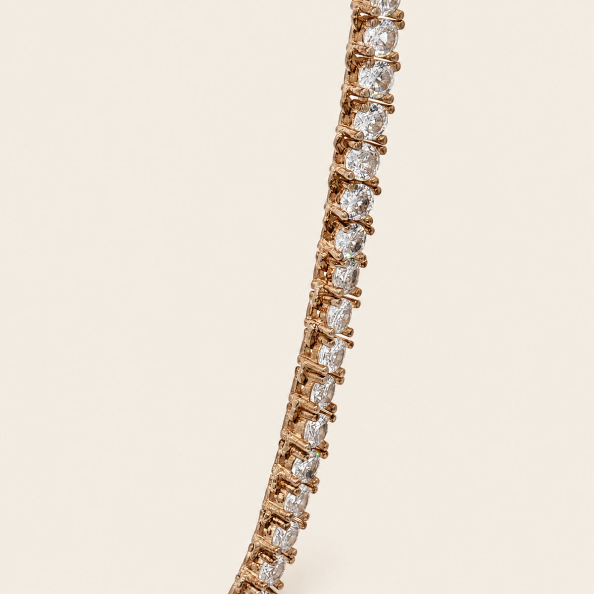 Collar Tennis de Plata 925 Dorada con Circonias