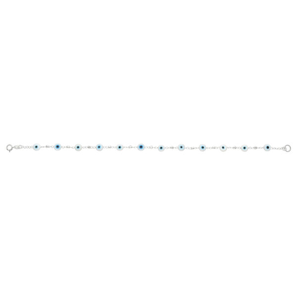 Tobillera Ojo Turco Plata .925