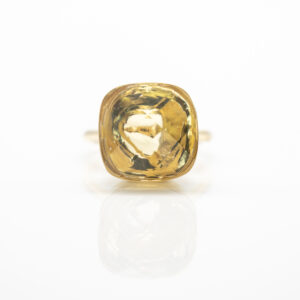 Anillo 14K Citrino