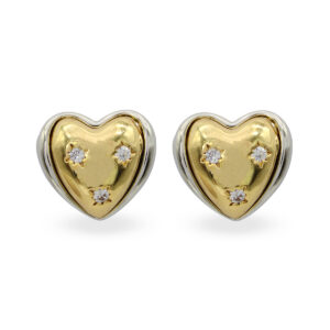 Studs de Corazón Combinados