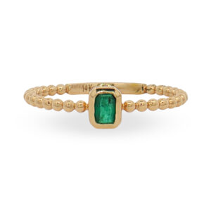 Anillo con Esmeralda Natural