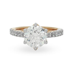 Anillo de Compromiso con Setting Pavé