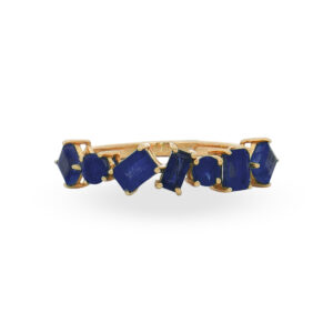 Anillo con Zafiros Naturales