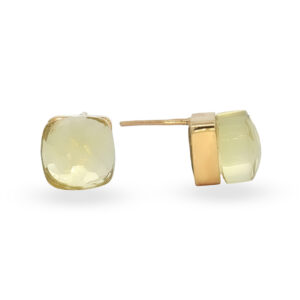 Aretes con Cuarzo Limon