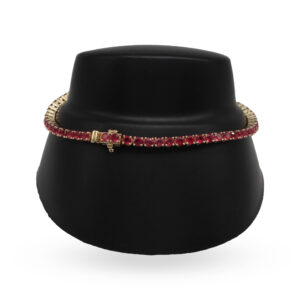 Ruby Tennis Bracelet