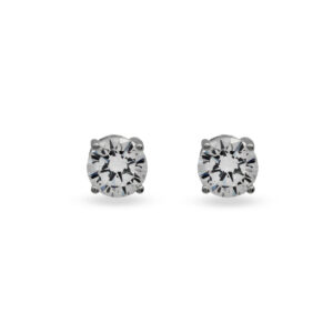 Studs con Piedra Tranparente