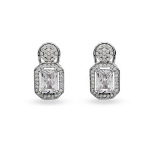 Studs con Piedras Transparentes