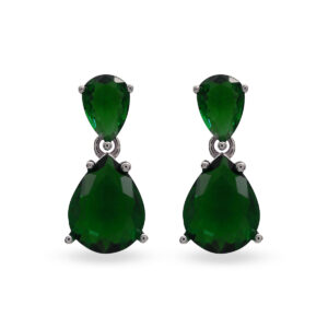 Arete Gota Doble Verde