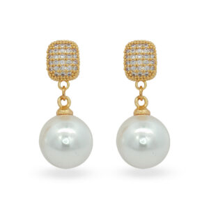Studs con Circonias y Perlas