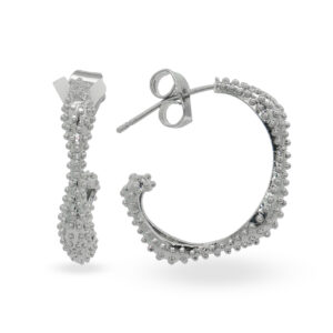 Aretes Chapa Plateada