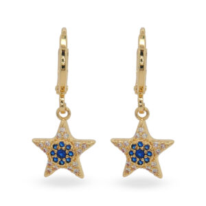 Arete con Estrella Colgante