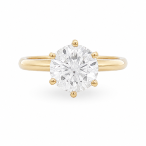 Anillo con Diamante Solitario