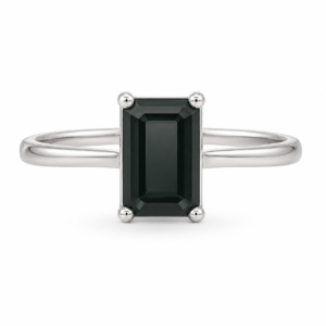 Anillo con Diamante Negro