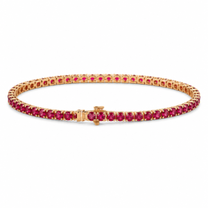 Ruby Tennis Bracelet